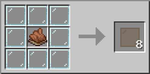 Brown Stained Glass Pane From Glass Pane