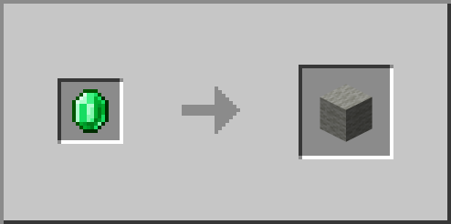 Villager Trade Shepherd Emerald Light Gray Wool Lvl2