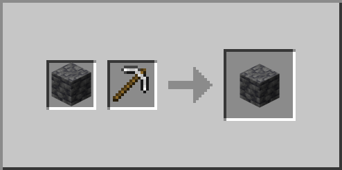 Infested Deepslate Deepslate Iron Pickaxe Loot Block Pickaxe