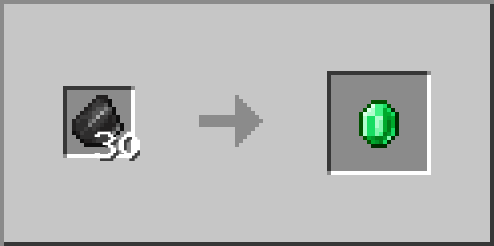 Villager Trade Toolsmith Flint Emerald Lvl3