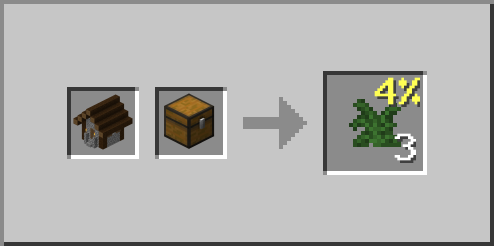 Village Taiga House Large Fern Loot Chest