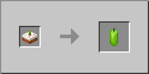 Lime Candle Cake Lime Candle Loot Block