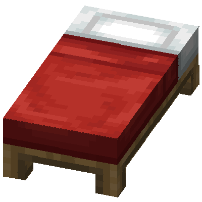  Cama vermelha | Beds | Minecraft Livro 