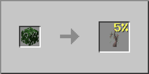 Pale Oak Leaves Pale Oak Sapling Loot Block