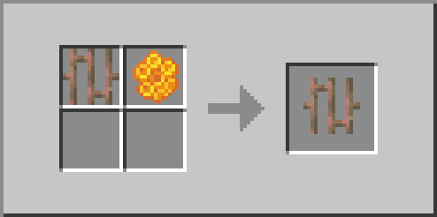 Waxed Exposed Copper Bars From Honeycomb