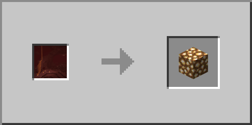 Nether Wastes->glowstone