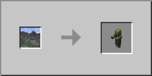 Windswept Gravelly Hills->zombie Villager