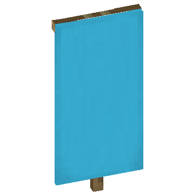  Spanduk Biru Muda | Banners | Minecraft Buku 