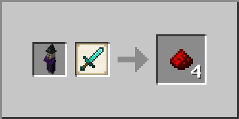 Witch Redstone Killed By Player Loot Entity Killed By Player