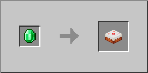 Villager Trade Farmer Emerald Cake Lvl4