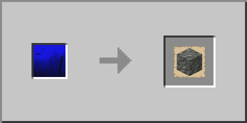 Deep Cold Ocean->ore Tuff