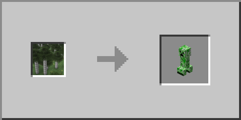 Birch Forest->creeper