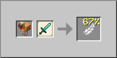 Entity Chicken Warm Feather Killed By Player Loot Entity Killed By Player