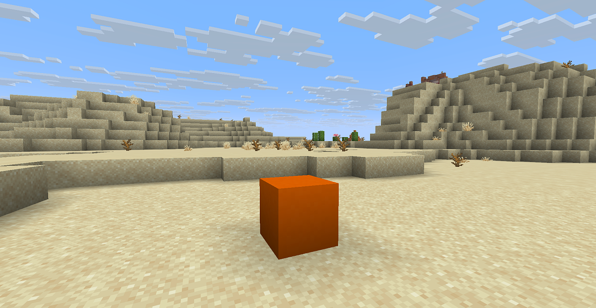 Screenshot #1:  Hormigoi Laranja | Concretes | Minecraft Liburua 