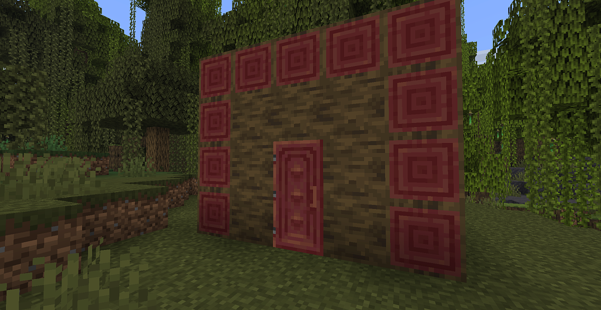 Screenshot #1:  Porte en palétuvier | Doors | Minecraft Livre 