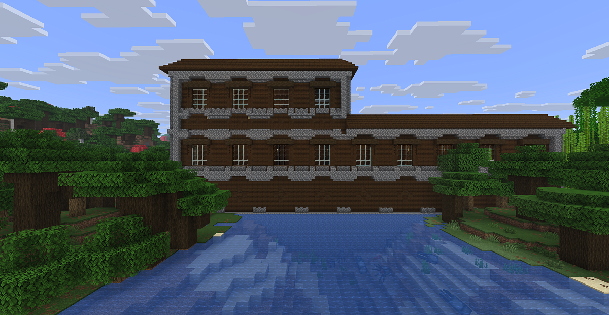 Screenshot #1:  Woodland Mansion | Obawöd stuctures | Minecraft Buach 
