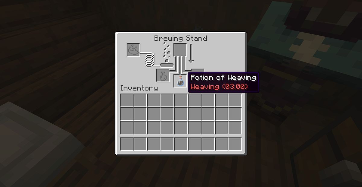 Screenshot #1:  Potion.effect.weaving | Potions | Minecraft Китап 