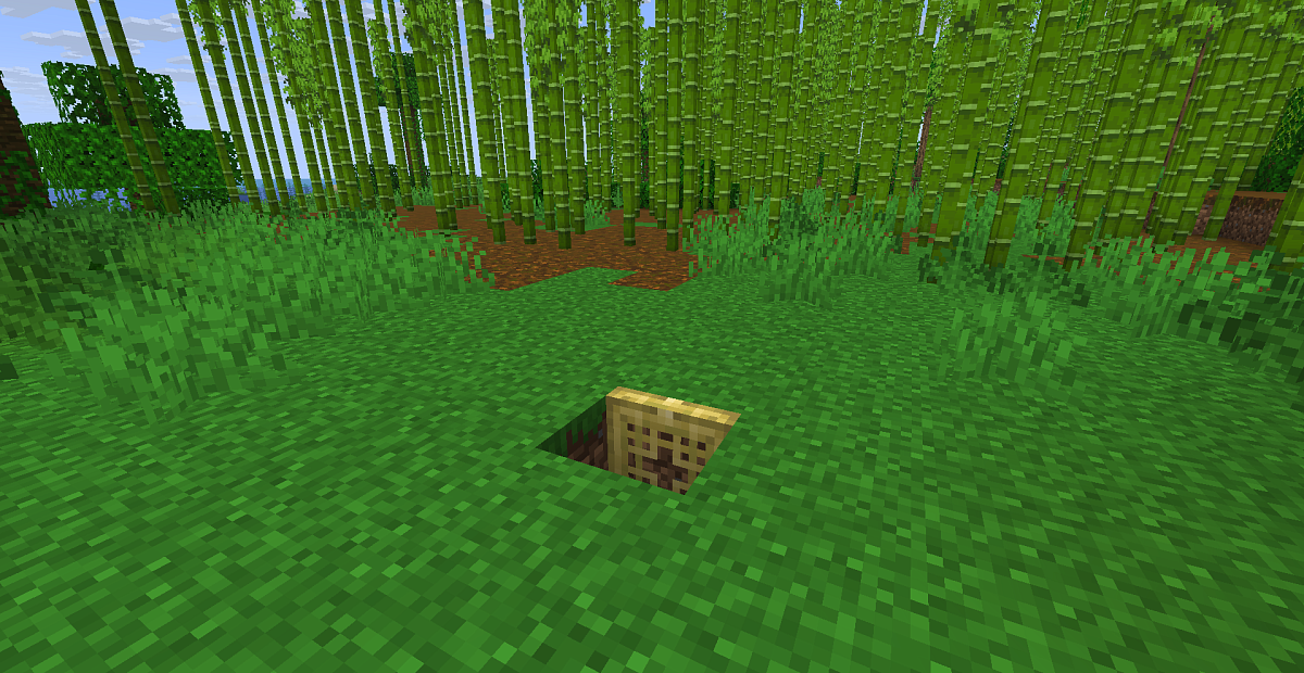 Screenshot #2:  Escotilla de bambú | Trapdoors | Minecraft Libro 