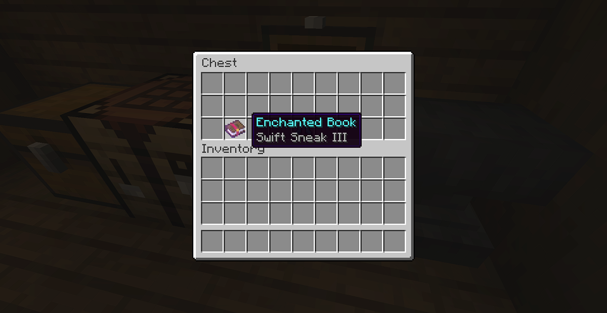 Screenshot #2:  Swift Sneak | Enchantings | Minecraft Bouch 