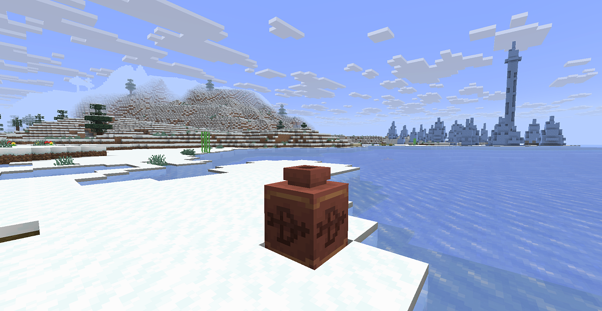 Screenshot #2:  Dávgebáhčči kruhkkamoallu | Pottery Sherds | Minecraft Girji 