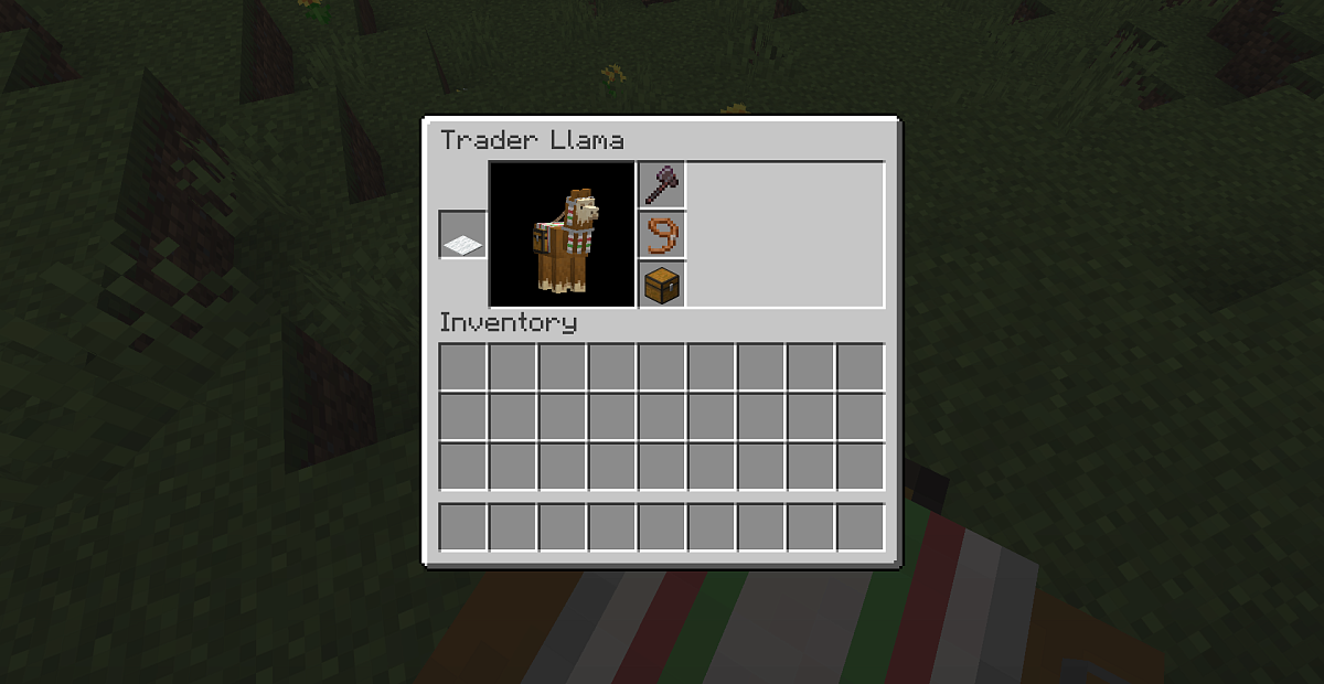 Screenshot #4:  Llama de viaxante | Neutral Creatures | Minecraft Llibru 