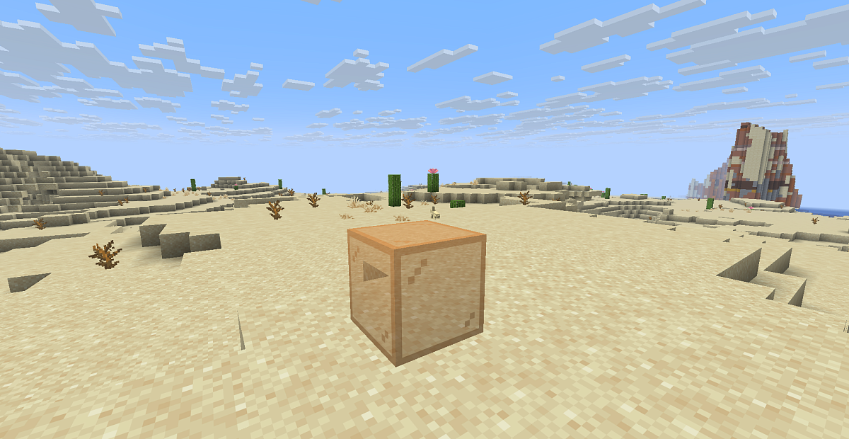 Screenshot #1:  Cristal tintado de naranja | Cristal | Minecraft Libro 