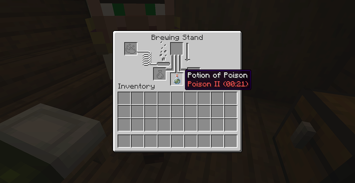 Screenshot #1:  Potion.effect.strong Vergif | Potions | Minecraft Buuk 