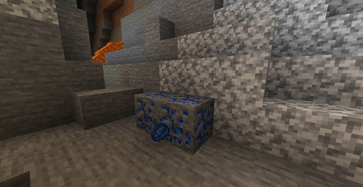 Screenshot #1:  Lapis Ore | Ores | Minecraft Llibre 