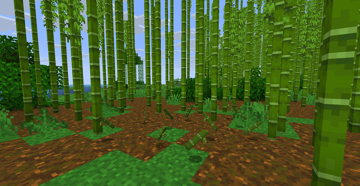 Screenshot #1:  Bambù | Other Plants | Minecraft Libri 