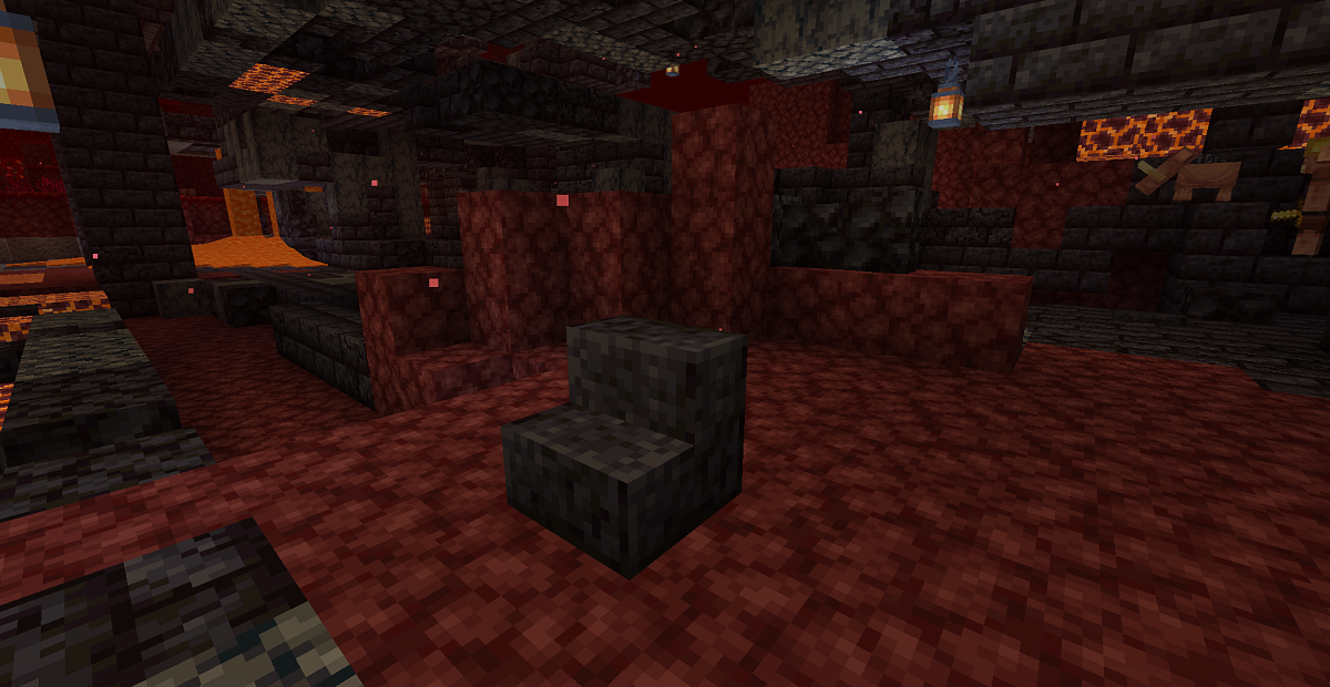 Screenshot #1:  Pasales de nigrilitu pulío | Stairs | Minecraft Llibru 