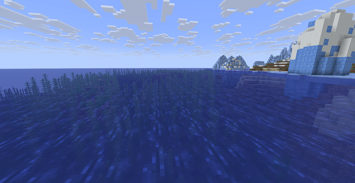 Screenshot #1:  telo lete | ma pona! biomes | musi Manka lipu suli 