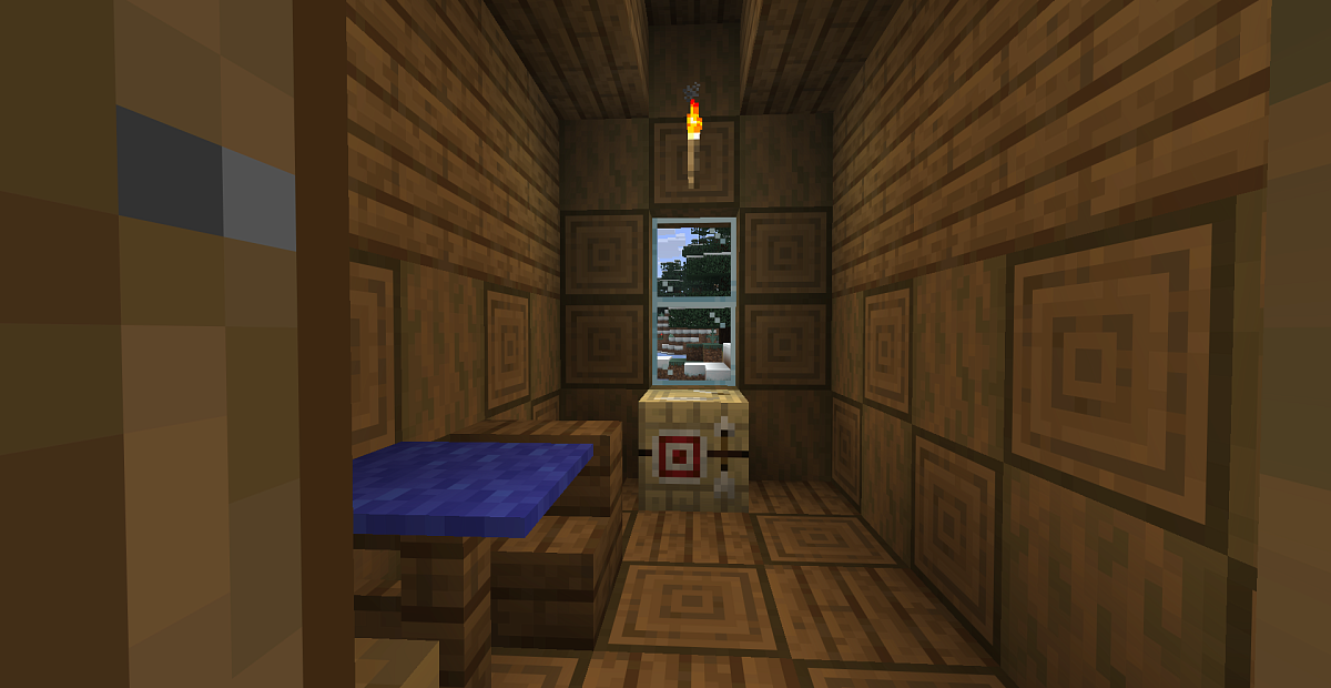 Screenshot #1:  Stół łuczarski | Workplaces | Minecraft Książka 