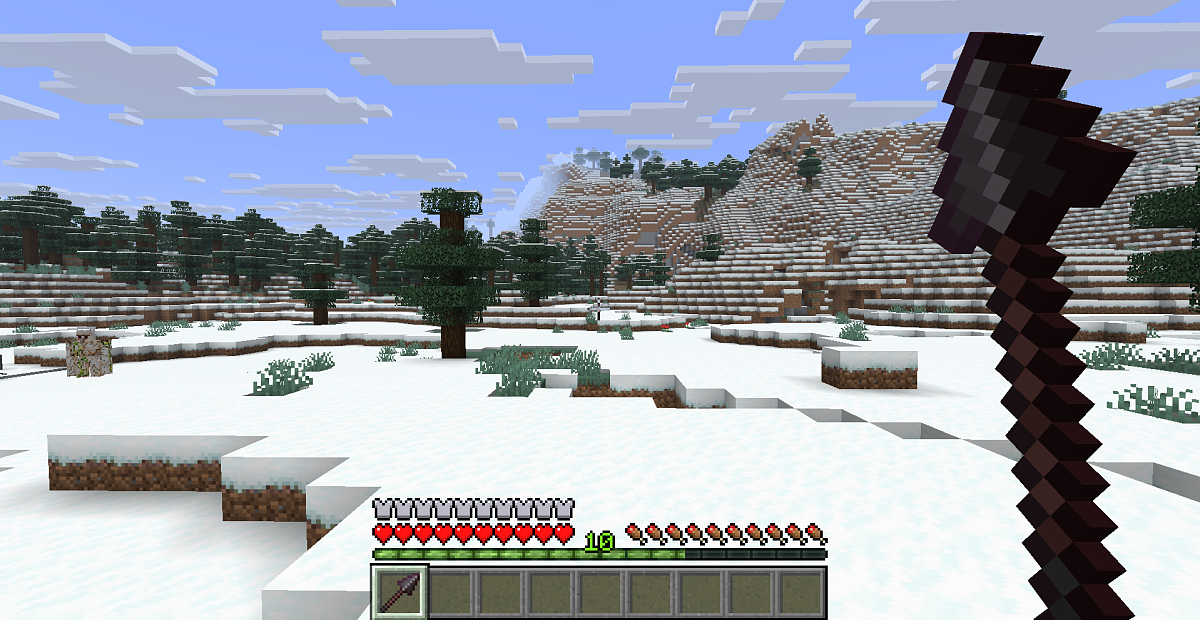 Screenshot #1:  Netherite Spear | Spears | Minecraft Kniha 