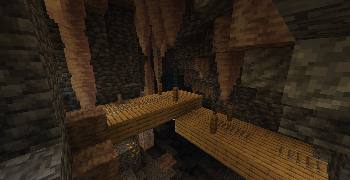 Screenshot #1:  Abandoned Mineshaft | Supermondo stuctures | Minecraft Libro 