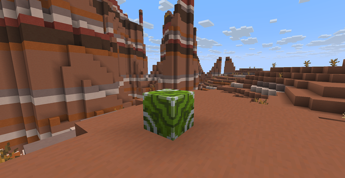 Screenshot #1:  Terracotta Gwyrdd Gwydrog | Glazed Terracottas | Minecraft Llyfr 