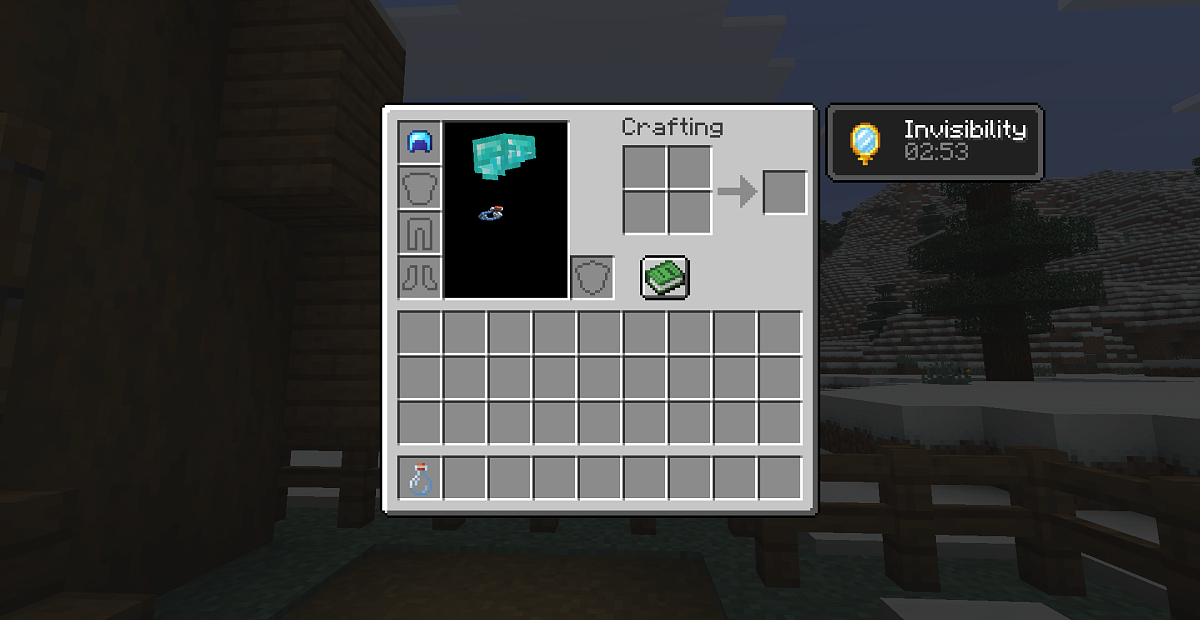 Screenshot #3:  Potion.effect.invisibility | Potions | Minecraft Logbook 