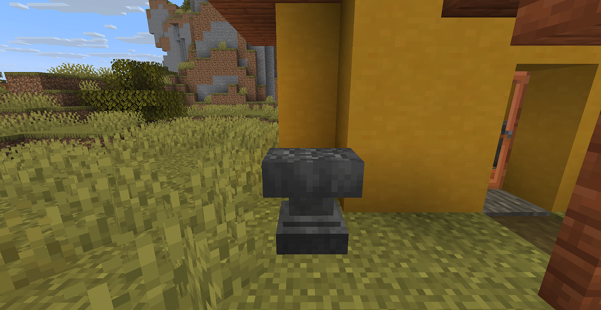 Screenshot #1:  Oštećeni nakovanj | Anvils | Minecraft Knjiga 