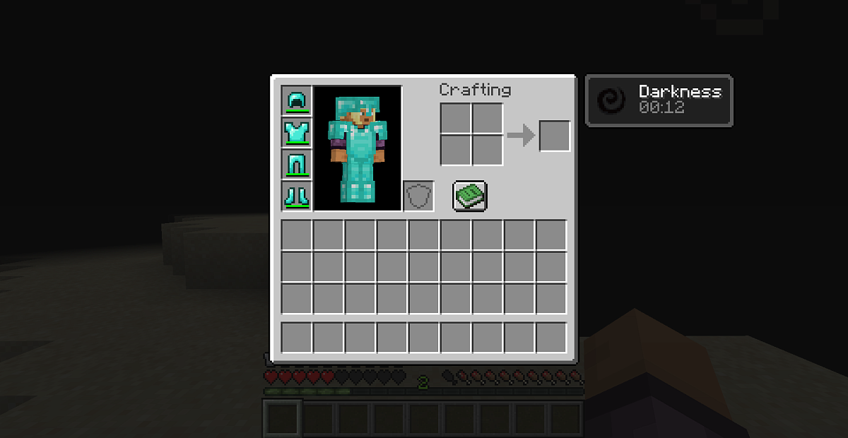 Screenshot #2:  Oscurità | Effects | Minecraft Libro 