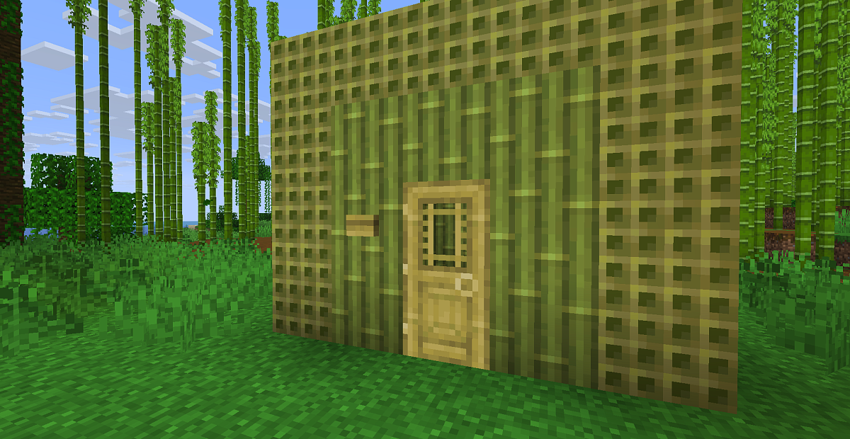 Screenshot #1:  மூங்கில் பொத்தான் | Buttons | மைன்கிராஃப்ட் புத்தகம் 