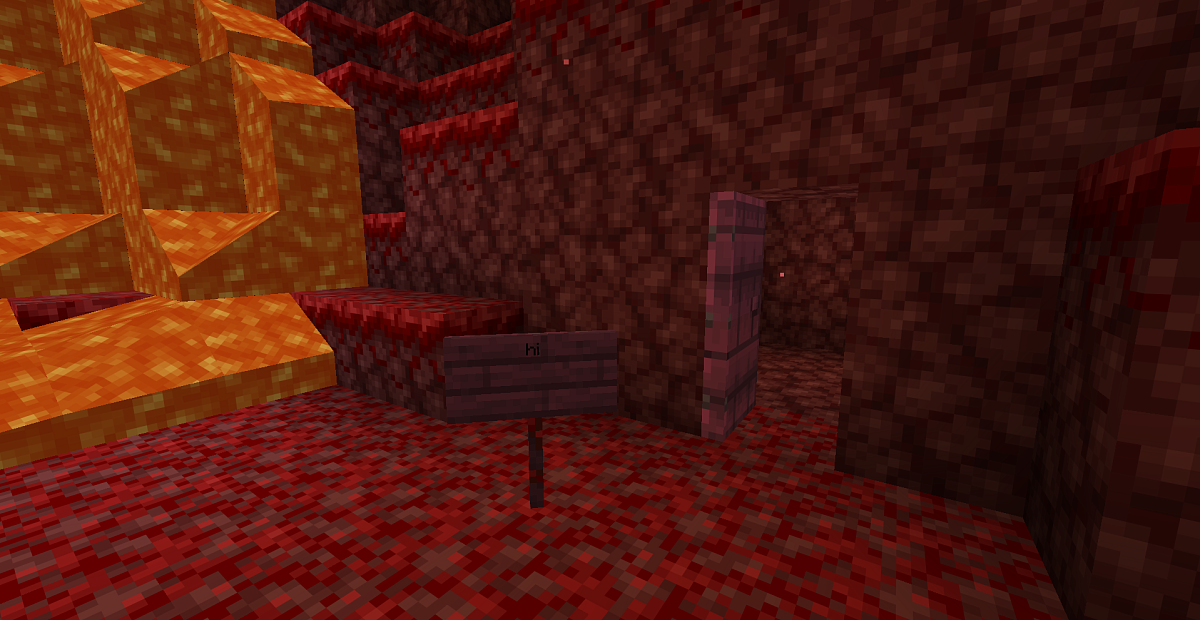 Screenshot #1:  Ερυθρή Πινακίδα | Signs | Minecraft Βιβλίο 