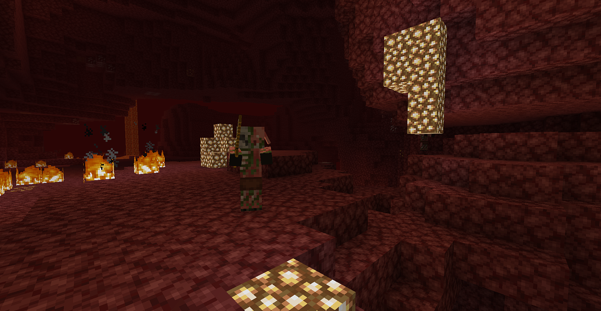 Screenshot #1:  Sombifiirað piglin | Neutral Fugatstattjin | Minecraft Buok 