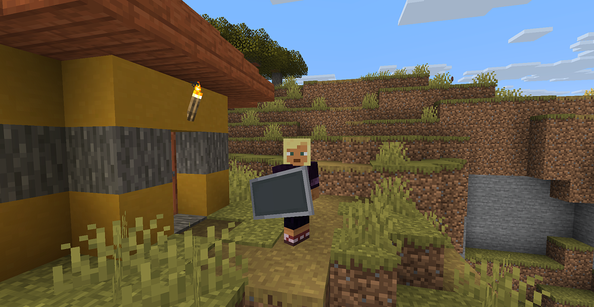 Screenshot #1:  Scudo grigio | Shields | Minecraft Libro 