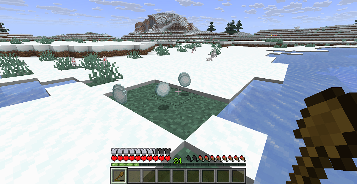 Screenshot #1:  Sniežka | Other Materials | Minecraft Kniha 