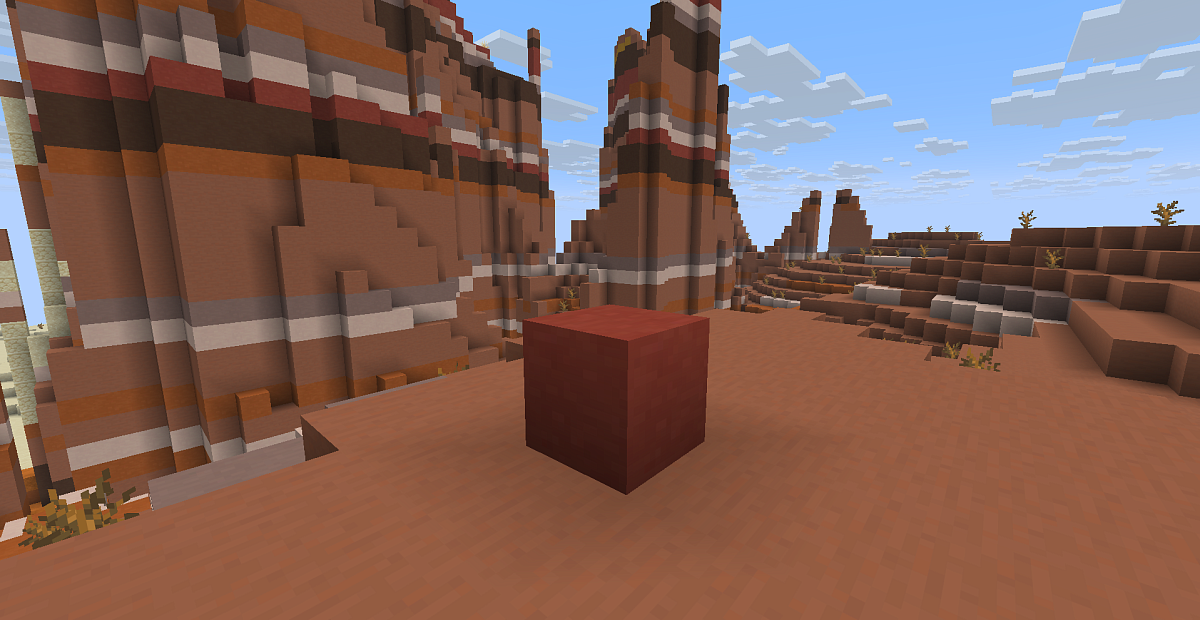 Screenshot #1:  Terakota Merah | Terracottas | Minecraft Buku 