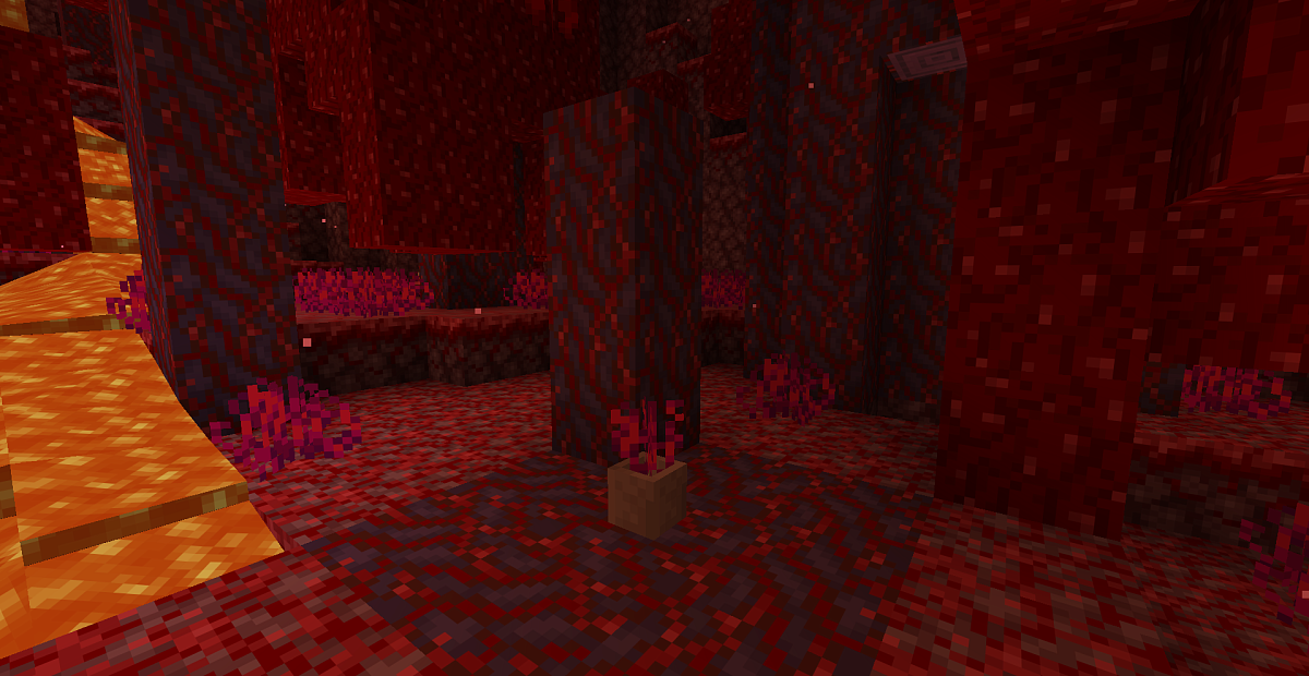 Screenshot #1:  Ալ կարմիր արմատներ ծաղկամանի մեջ | Potted plants | Minecraft Գիրք 