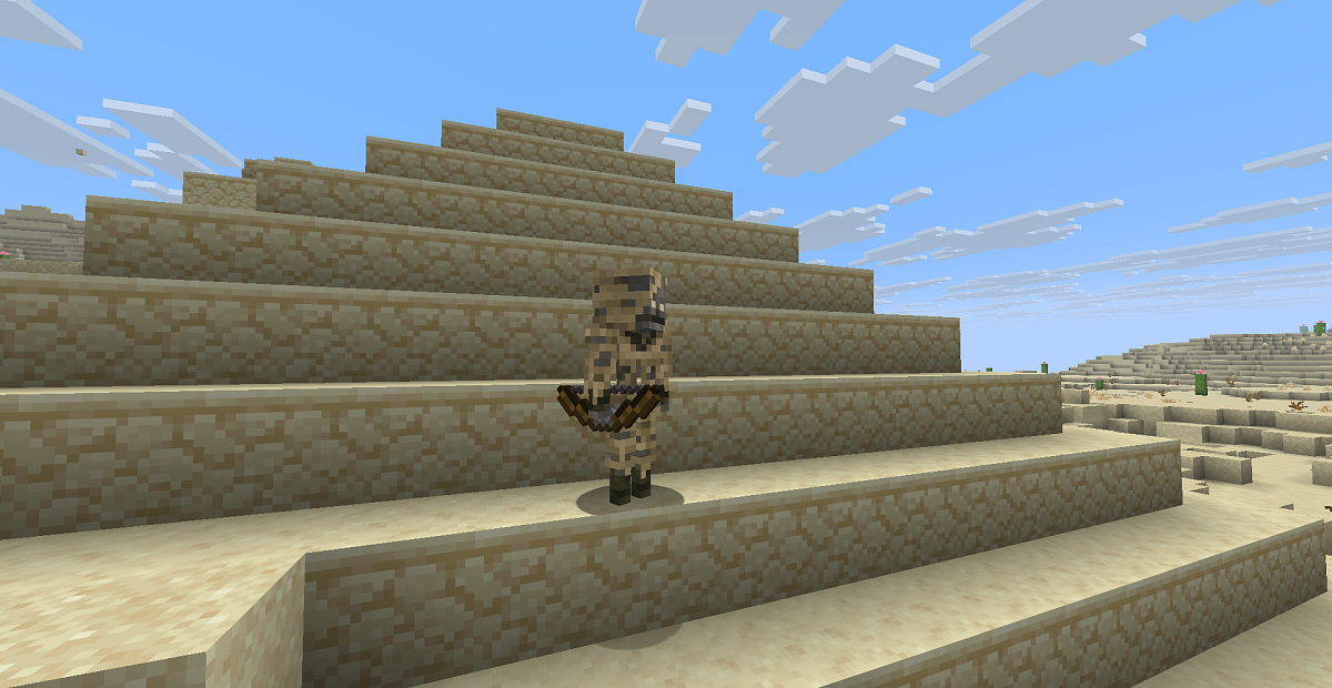 Screenshot #1:  Parched | Hostile Waezens | Minecraft Book 