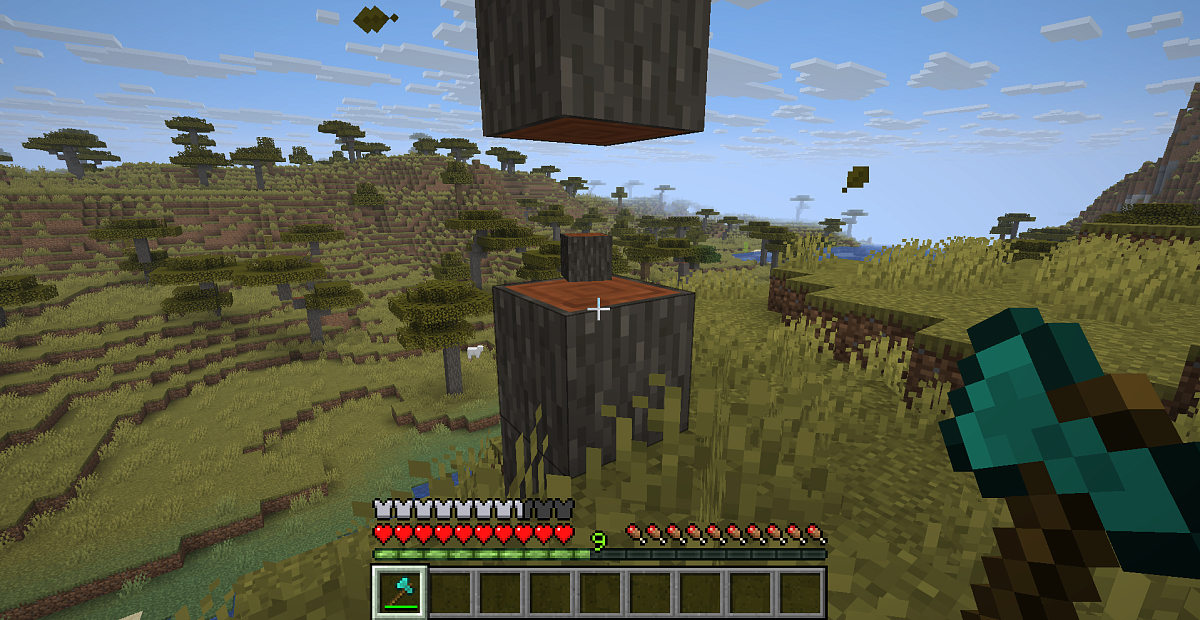 Screenshot #1:  Diamanta hakilo | Axes | Minecraft Libro 